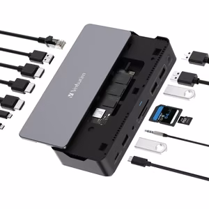 VERBATIM USB-C Pro -telakointiasema 15