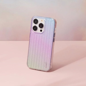 Uniq Coehl Linear kotelo iPhone 14 Pro - sininen ja vaaleanpunainen