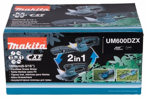 Makita UM600DZX – akkukäyttöiset ruohosakset, 12 V