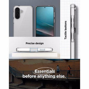 Spigen Ultra Hybrid -suojakuori Samsung Galaxy A57 5G:lle crystal clear