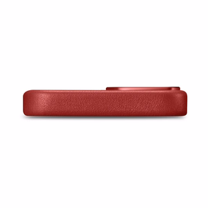 iCarer Case Leather case cover made of natural leather for iPhone 14 Plus red (compatible with MagSafe)