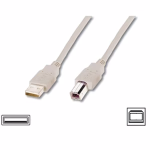 Logilink USB 2.0 liitäntäkaapeli USB-A – USB-B USB A -pistoke USB B -pistoke