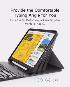Inateck KB04002 Classic -näppäimistökotelo laitteelle iPad 10.9–11", musta
