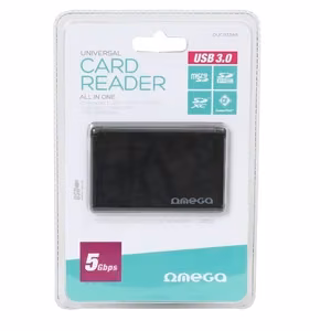 Card reader Omega (OUCR33IN1) (microSDHC,SDHC,SDXC USB 3.0) black