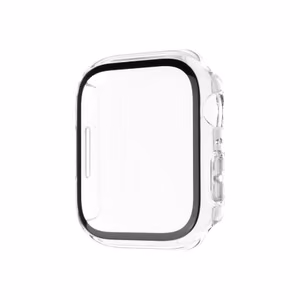 FIXED Pure FIXPUW-434 – 100% läpinäkyvä koko kehyksen polykarbonaattinen näytönsuoja Apple Watch 44 mm:lle