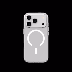 JUST MUST MAGSAFE CRYSTAL I suojakuori iPhone 17 Pro läpinäkyvä