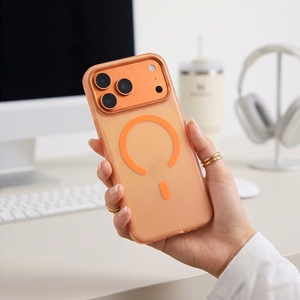 Tech-Protect MagZero MagSafe suojakuori mallille iPhone 17 Pro Max / 18 Pro Max – mattaoranssi