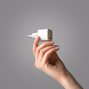 Green Cell PowerGaN 33W PD 3.0 QC 3.0 USB-laturi 1× USB-C, valkoinen