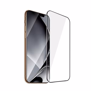 Suojalasi metallikehyksellä iPhone XS Max / 11 Pro Max, musta kehys