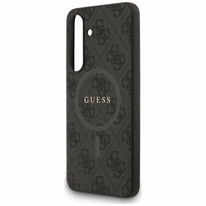 Guess 4G Ring Classic Logo MagSafe case for Samsung Galaxy S25 FE - black