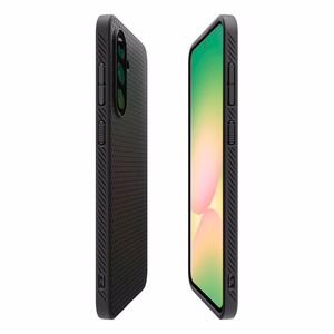 Spigen Liquid Air Suojakuori Samsung Galaxy A56 5G:lle - matta musta