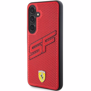 Ferrari Big SF perforoitu suojakuori Samsung Galaxy S24:lle - punainen