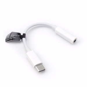 Adapter AUX Type C (male) to Jack 3,5 mm (female) BOX white