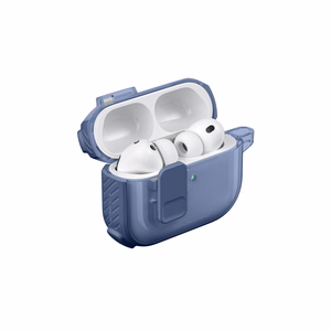 AmazingThing Titan Pro Mag Case Clear Suojakuori AirPods Pro 3 -kuulokkeille - sininen