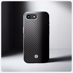 Spigen Enzo Aramid MagSafe Case for iPhone 16e / 17e - Black