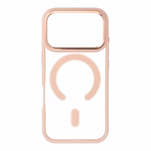 Suojakuori iPhone 17 PRO:lle Color Edge Mag Cover yhteensopiva MagSafe vaaleanpunainen