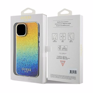 GUESS GUHCP14SHDECMI IML Faceted Mirror Disco Iridescent -suojakuori iPhone 14:lle - monivärinen