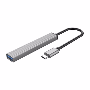 Orico AH-13 USB-C Hub telakka-asema 1x USB-A 3.0 + 3x USB-A 2.0 - harmaa