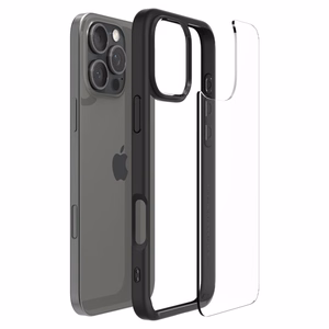 Spigen Ultra Hybrid Suojakuori iPhone 16 Pro Max 6,9 - matta musta
