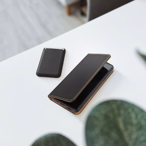 SMART PRO Book nahkainen suojakuori Xiaomi Redmi 15C (173,16 x 81,07 x 8,2):lle musta