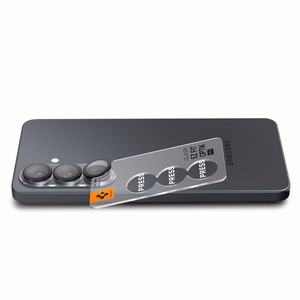 Spigen Glas.Tr Ez Fit Optik Pro HD kameransuoja 2-pack Samsung Galaxy S26:lle - musta