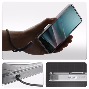 Spigen Ultra Hybrid S Mag MagSafe Suojakuori Samsung Galaxy S26:lle - läpinäkyvä ja valkoinen
