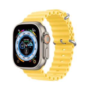 Dux Ducis OceanWave Series Hihna Apple Watch 38/40/41mm Keltainen