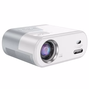 Hoco DT2 HD Ready -projektori Android Wi-Fi Bluetooth 720P valkoinen
