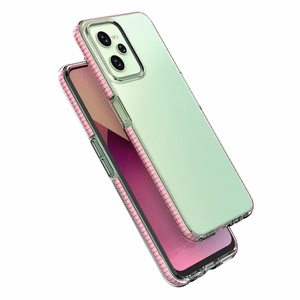 Spring Case case for Realme C35 silicone cover with frame black