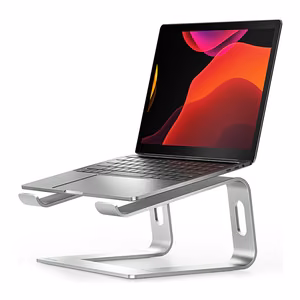 Crong AluBench aluminium laptop stand, silver