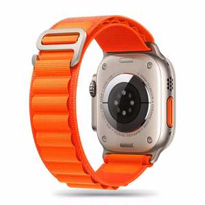Tech-Protect Nylon Pro Apple Watch 4/5/6/7/8/9/SE/Ultra 1/2 (42/44/45/49 mm) oranssi
