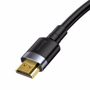 Baseus Cafule HDMI / HDMI 2.0 4K 60 Hz 3D 18 Gbps -kaapeli 2 m - musta