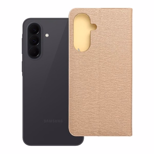 Luna Book Gold läppäsuojakuori Samsung A37 5G:lle - kultainen