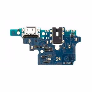 Latausliitin yhteensopiva Samsung N770 Note 10 Liten kanssa flex-kaapelilla / hopea OEM