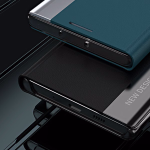Sleep Case Pro Suojakuori Samsung Galaxy A24 4G:lle kippujalustan kanssa musta