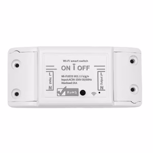 TUYA HS081355 1-Channel Wi-Fi Smart Switch, 10 A, without Power Metering