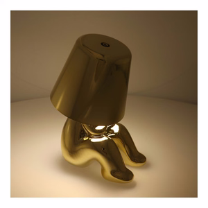 Pöytälamppu yöpöydälle GOLD MAN Art Deco istuva (versio 4) MLTL