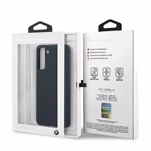 BMW Silikoni Allekirjoitus kotelo Samsung Galaxy S21+ - laivastonsininen