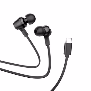 Hoco Wired Earphones Type-C with Microphone M86 Black