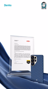 Benks Magnetic Armor Air Grid Kevlar suojakuori metallikehys 600D A050 Samsung Galaxy S26 Ultra:lle sininen