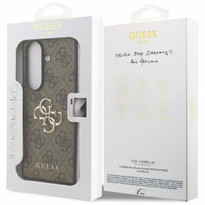 Guess Big 4G Logo Classic Logo case for Samsung Galaxy Z Fold7 brązowy