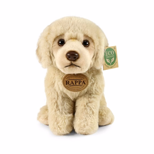 Rappa Soft Collection ympäristöystävällinen realistinen istuva labradorinnoutaja-pehmolelu, 23 cm