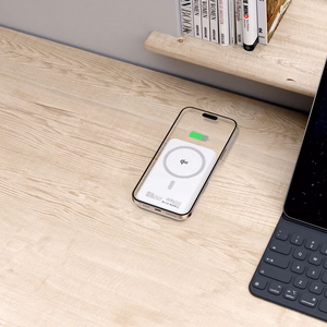 Powerbank Tech-Protect PB24 LifeMag QI2 MagSafe 10000 mAh - valkoinen