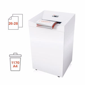 HSM Pure 630 – paperisilppuri, suikaleleikkaava, 3,9 mm, 130 l (2360111)