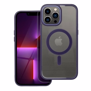 Suojakuori iPhone 13 PRO MAX:lle Color Edge Mag Cover yhteensopiva MagSafe violetti