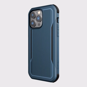 Raptic X-Doria Fort Case iPhone 14 Pro Max MagSafe panssaroitu sininen suojus