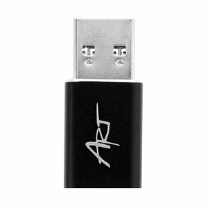 Sovitin USB A 3.0 - USB C ART C12 OTG musta