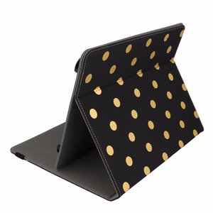 Wonder Canvas Tabletin suojakuori 13 tuumaa kultainen polka-dot