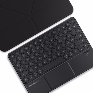 AmazingThing Minimal Case Keylite Combo Näppäimistösuojakuori iPad 11 2022/2025 -laitteelle - musta