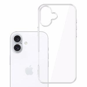 3mk Clear Case Eco Suojakuori Apple iPhone 16 Plus:lle - läpinäkyvä